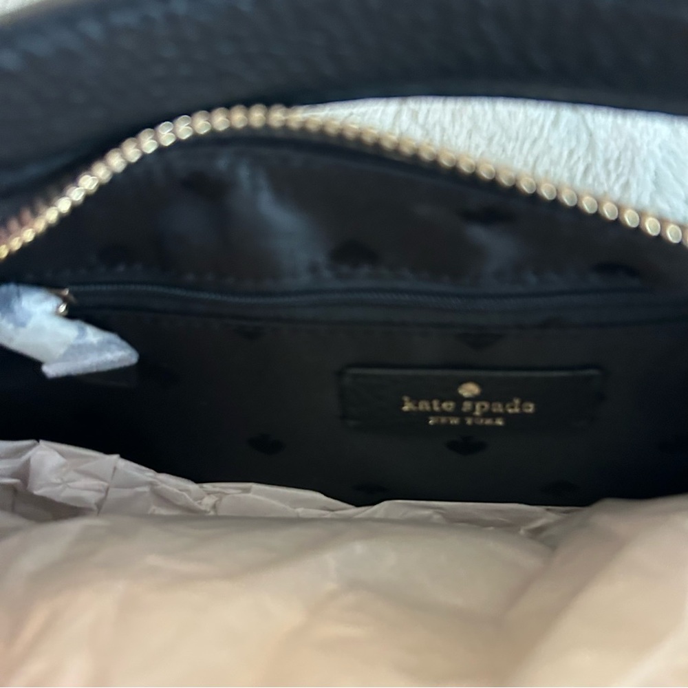 NWT Kate Spade Black Leather Women's Bag - Picture 7 of 8